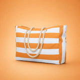 Orange gestreift
