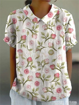 Hellrosa mit Blumenmuster Muster