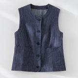Blaues Gilet