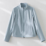 Blaue Jacke