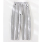 Mittelgraue Leinenhose