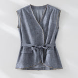 Blaues Gilet