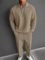 Langarm Khaki