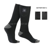 02 Schwarze beheizbare Socken