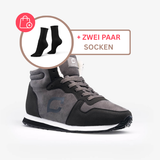 GRAU + ZWEI PAARE SOCKEN