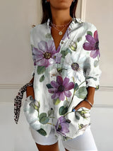 Lila Blumen
